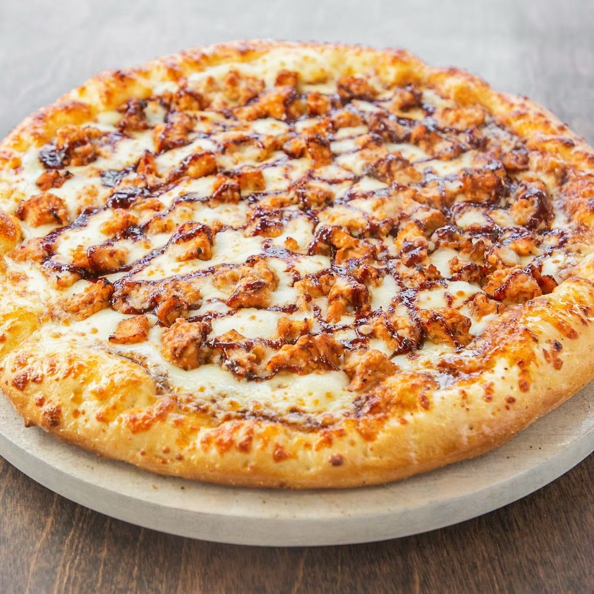 BBQ Chicken Pizza.